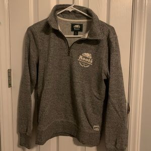 Roots Original Zip Polo Size S